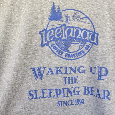 Glenn Wolff Sleeping Bear Map T Shirt- Grey